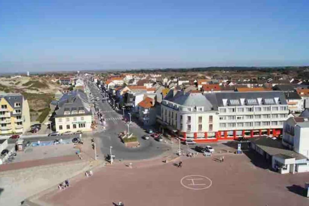 Studio Entre Mer Et Dunes Avec Balcon Vue Laterale Mer 50M Plage Pour 3 Pers Wifi Menage Compris Fort-Mahon-Plage Exteriér fotografie
