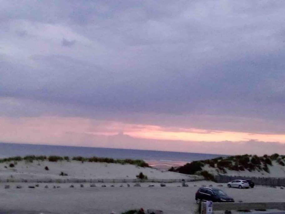 Studio Entre Mer Et Dunes Avec Balcon Vue Laterale Mer 50M Plage Pour 3 Pers Wifi Menage Compris Fort-Mahon-Plage Exteriér fotografie